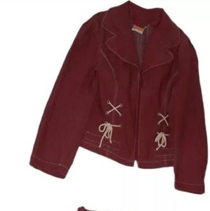 Suit BlazerTeens By KDL Jacket Pants Set Preppy Dark Academia